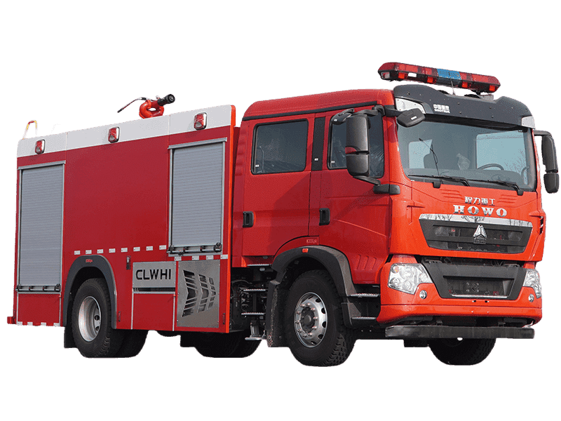 HOWO 8m³ Water Tank Fire Truck